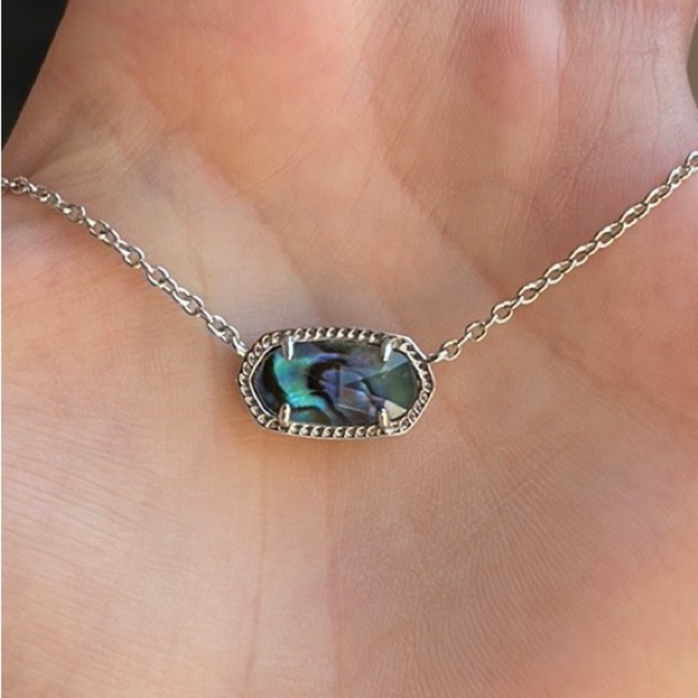 Blue abalone shell Kendra Scott Necklace